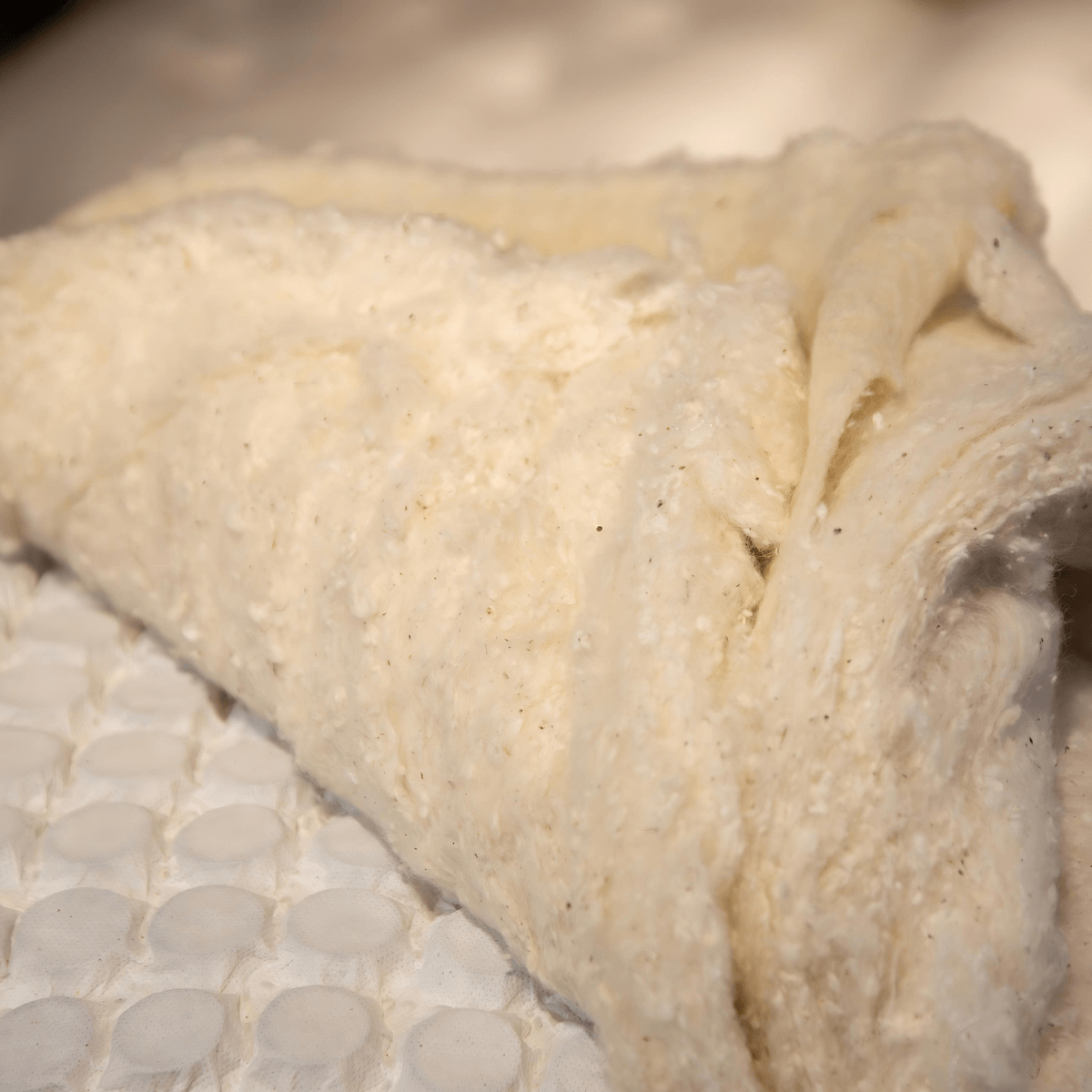 Soft mattress topper with natural organic materials for traditional comfort