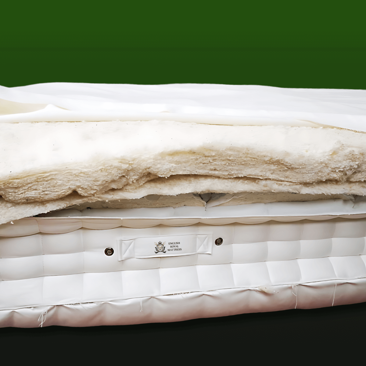 Natural and organic handmade royal mattress with premium fillers and traditional craftsmanship.