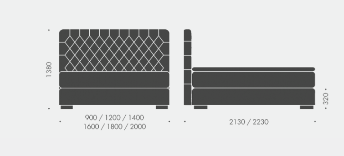SCARLETT KONTINENTALBETT